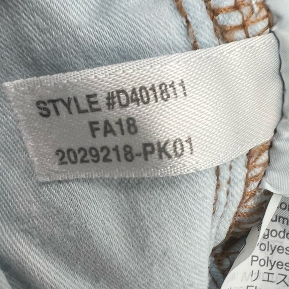 J. Crew Mercantile High Rise Skinny Distressed Jeans Size 29 Women's - Picture 5 of 6